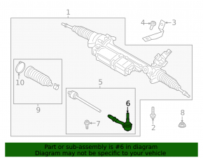 Left steering tip for BMW iX 21-25
