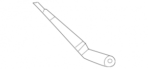 Left wiper arm Audi A6 C8 19-