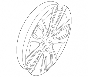 Wheel disk R18 Kia Sorento 10-15
