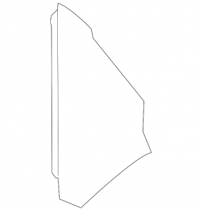 Toyota Prius 50 Prime 16-22 black right side front panel trim