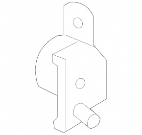 Door hinge upper rear right Mitsubishi Outlander 14-21