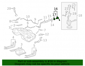 Lexus ES350 07-12 Fuel Filler Cap