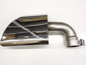 Muffler tip left VW Touareg 11-17 oval