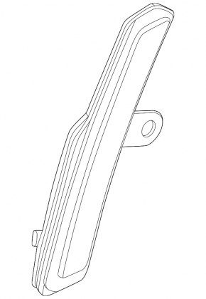 Right front bumper turn signal for Toyota Crown 23-26