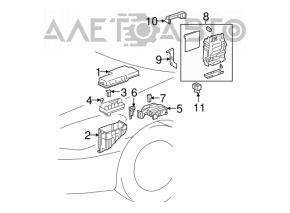 Underhood wiring with fuse box for Toyota Solara 2.4 04-08