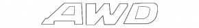 Emblem inscription AWD tailgate Hyundai Kona 18-23