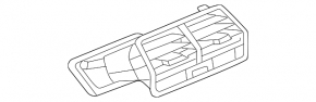 Air duct deflector for the center console of the Audi A3 22-26