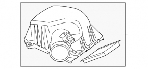 Chevrolet Trax 15-21 LUV Air Filter Housing Upper Part