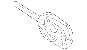 Ford C-max MK2 13-18 4-button key