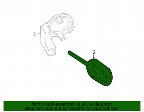 Ford C-max MK2 13-18 4-button key