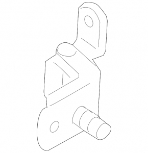 Upper rear right door hinge Mazda3 03-08