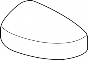 Right side mirror cover for Nissan Murano z51 09-14