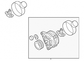 VW Jetta 11-15 USA 2.0 Alternator