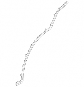 Side door seal, rear right, Mercedes W167 GLE 350 450 20-24 rear