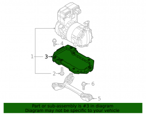 Air conditioning compressor bracket Volkswagen ID.4 21-26