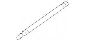 Hood shock absorber left Chevrolet Malibu 13-15