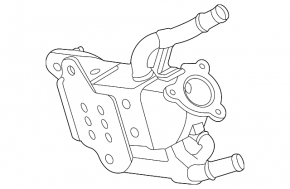 EGR valve cooler Kia Sorento 21-25 HEV, PHEV