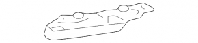 Front bumper mount, right, VW Atlas 18-20