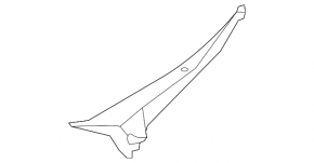 Left Windscreen Wiper Grille Cover for BMW X1 E84 13-15