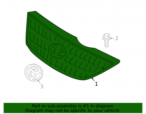 Radiator grille Toyota Solara 2.4 04-06