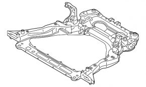Front subframe Nissan Rogue 22-23 us built