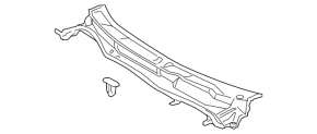 Plastic windshield wiper grille for Lexus IS250 IS350 06-13