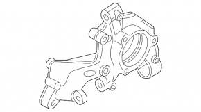 Rear right axle shaft Audi A3 22-26