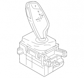 Gearbox shifter BMW 5 G30 17-23 ceramics