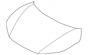 Kia EV6 22-24 bare hood