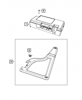 Telematics Control Module Dodge Dart 13-16