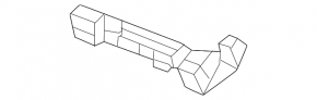 Front bumper mount right wing Honda CRV 23-