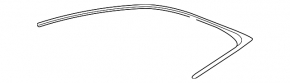 Upper rear right door molding Lexus IS 14-20