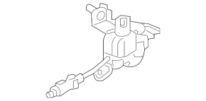 Lexus ES300h ES350 Fuel Door Lock 13-18