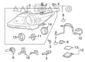 Ignition unit for Lexus ES300h ES350 13-15 prerest