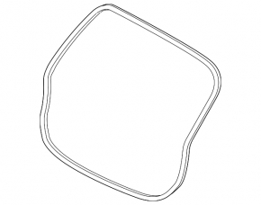 Rubber seal for the tailgate Hyundai Santa FE 19-23