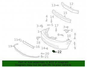 Lexus LX 98-07 ambient air temperature sensor