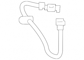 Rear left brake hose for Toyota Corolla 20-26 FWD