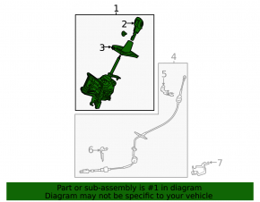 Gearbox shifter Ford Escape MK3 13-16 2.5