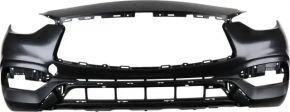 Bare front bumper for Infiniti QX30 17-19 AWD without parking sensors