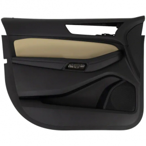 Door trim card front left Ford Edge 15-18 black with beige insert