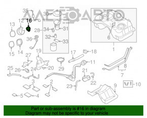 Fuel filler cap Mazda 6 13-21