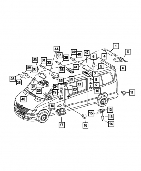 Steering rod with tip left Jeep Compass 11-16