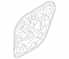 Door panel inner rear right Volvo XC90 16-22