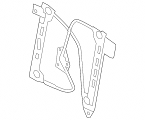 Front left window lifter with motor for VW CC 08-17