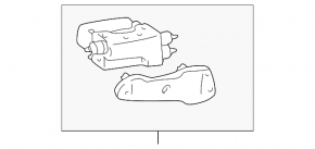 Lexus LX 98-07 suspension leveling system valve