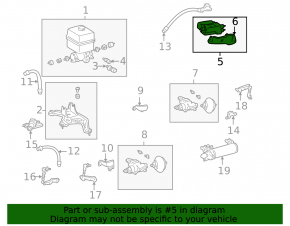 Lexus LX 98-07 suspension leveling system valve