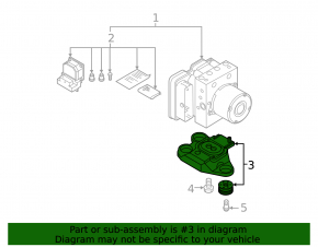 ABS bracket ABS Audi A6 C8 19-