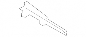 Left side member bracket strut for BMW 3 G20 19-24