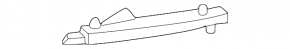 Front bumper mount, right fender, BMW 5 G60 24-25, upper part