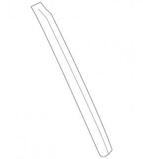 Right rear window molding for Lexus LX570 16-21